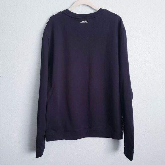 Versace Collection Black and White Scroll Crewneck Sweater - Picture 6 of 6